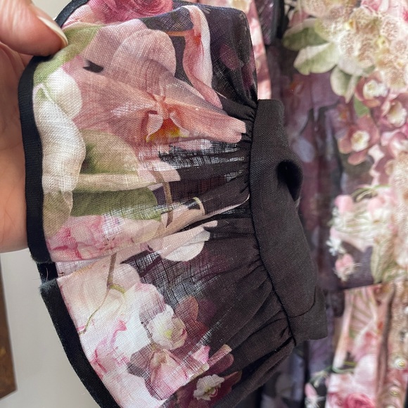 ZIMMERMAN DRESS
The Dancer Tie Neck Mini Black Garden Floral - Picture 4 of 12